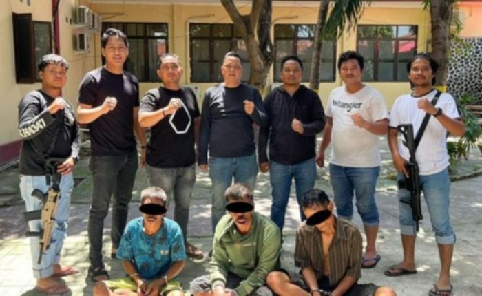 Dramatis! Aksi Kejar-kejaran Polisi dengan Pencuri Ternak, Masuk Hutan dan Melompat Sungai