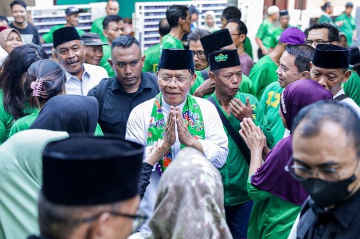 Mardiono All Out Hijaukan DKI Jakarta, Turun Blusukan Bareng Para Caleg