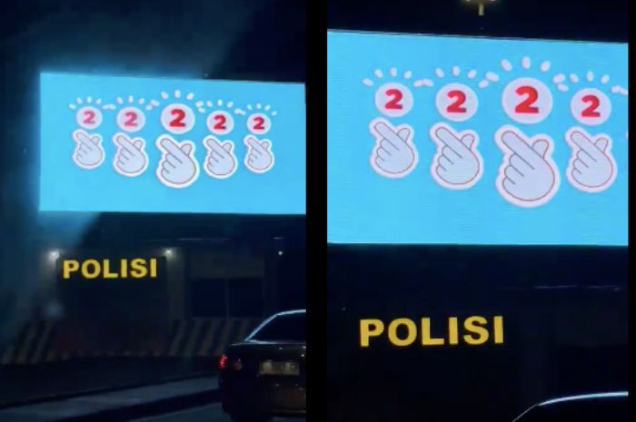 Heboh! Video Tron di Semanggi Jakarta Tayangkan Salah Satu Paslon