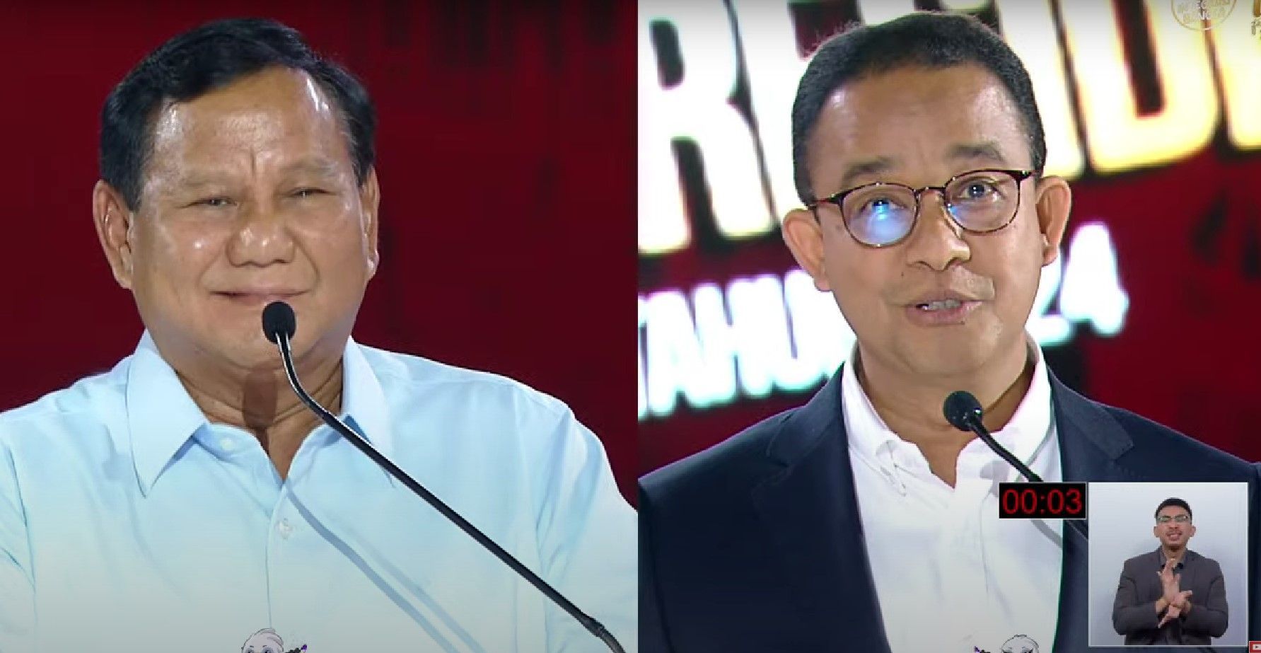 Bicara Utang Luar Negeri, Prabowo Sentil Anies: Perlu Belajar Ekonomi Lagi