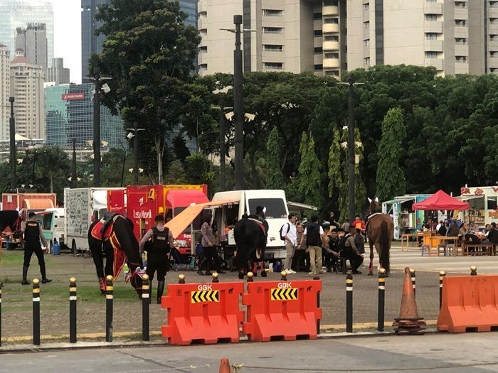 Polisi Minta Massa Pendukung Paslon Saat Debat Jaga Ketertiban: Jangan Bersinggungan!