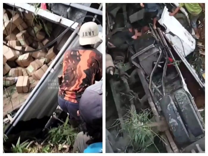 Truk Angkut Surat Suara Pemilu Terjun ke Jurang di Semarang: Sopir Selamat, Surat Suara Berserakan!