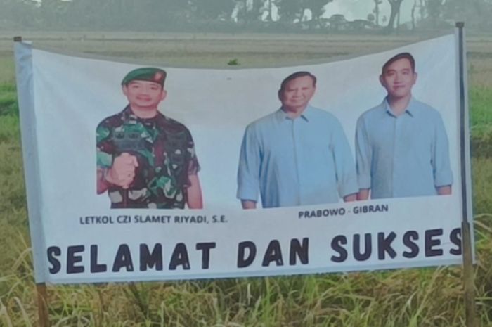Viral Spanduk Dandim di Sukoharjo Bareng Prabowo-Gibran, Ini Faktanya!