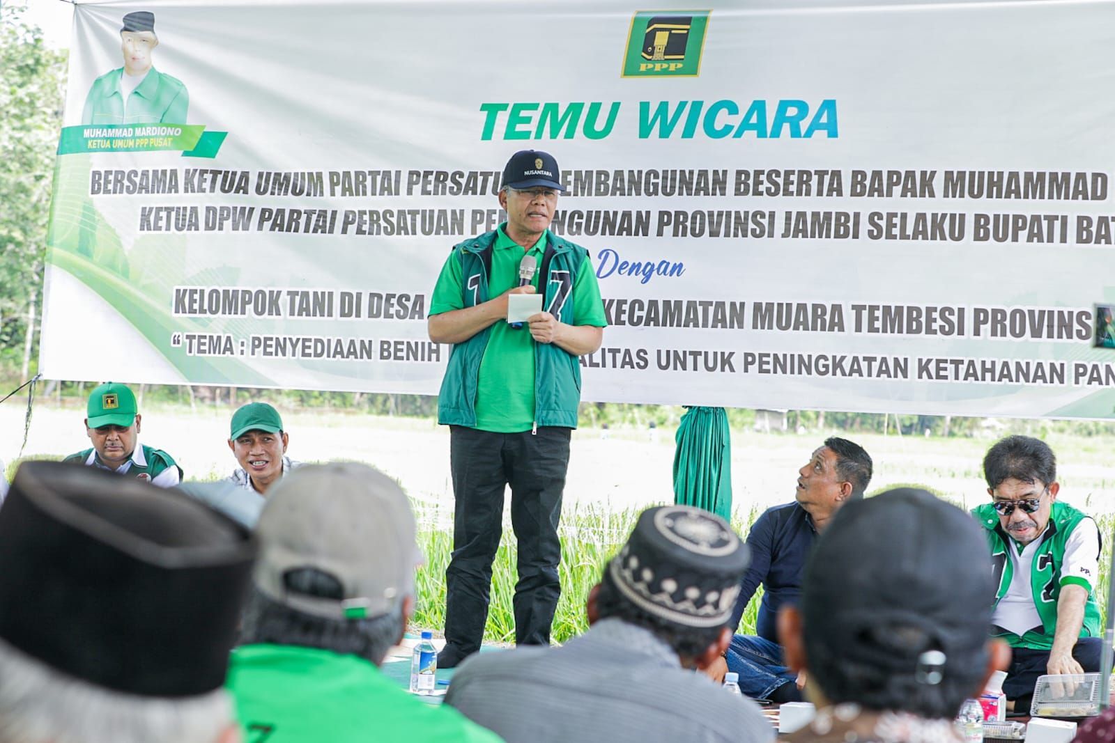 Dorong Kemandirian Pangan, Mardiono Komitmen Tingkatkan Kesejahteraan Petani