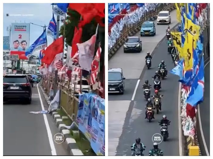 Ramainya Atribut Kampanye Partai di Jalan Raya, Warga: Bisa Bikin Celaka!