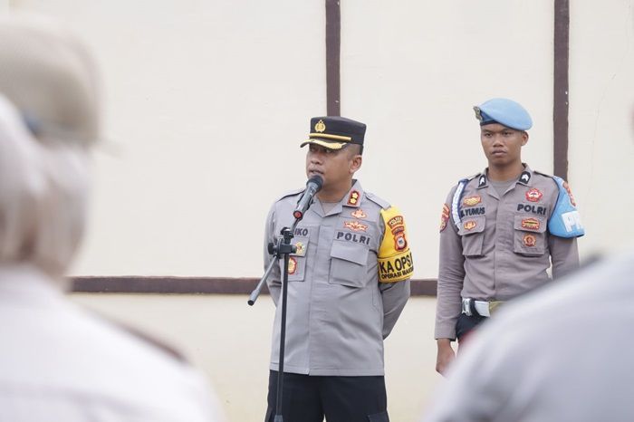 Sambut Kunker Kapolda Sulsel, Ini Pesan Penting Kapolres Pinrang kepada Anggotanya