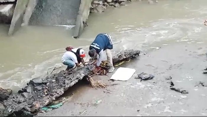 Geger, Warga Temukan Jasad Bayi Laki-laki Tersangkut di Pinggir Kali Cilemahabang
