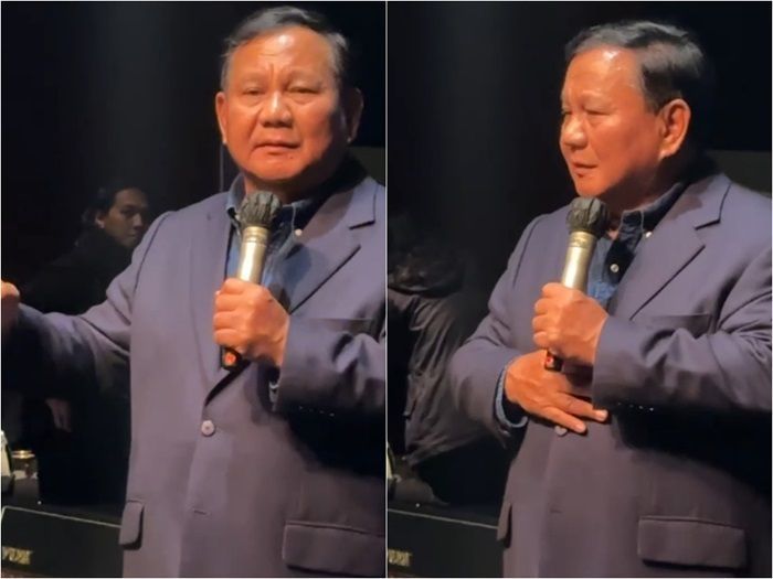 Hadir di Acara Flashback to the 80s and 90s, Prabowo Ajak Semua Pihak Terus Jaga Perdamaian