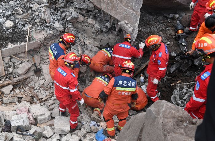 Longsor di Yunnan China, 8 Orang Tewas dan 39 Hilang Tertimbun Tanah