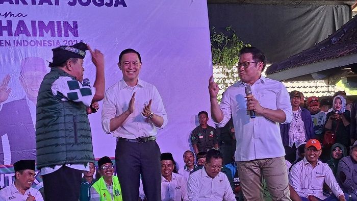 Ditemani Tom Lembong ke Jogja, Cak Imin Siap Lawan Luhut Survei Tambang