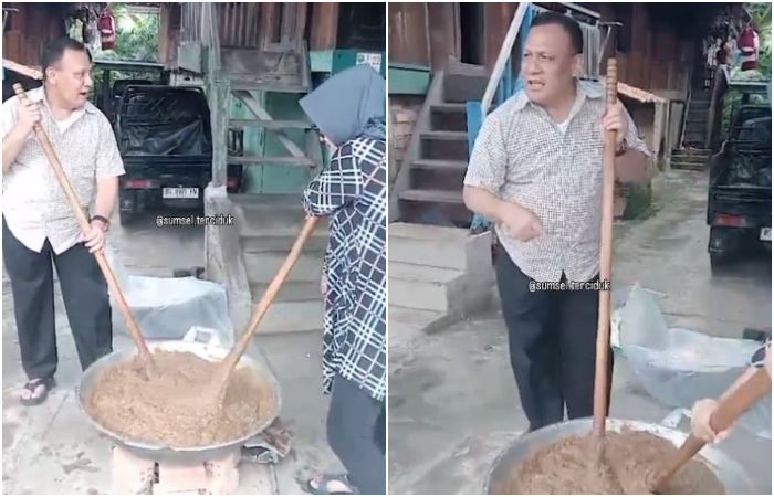 Viral Video Firli Bahuri Pulang Kampung hingga Masak-masak, Pengacara: Sudah Izin Penyidik