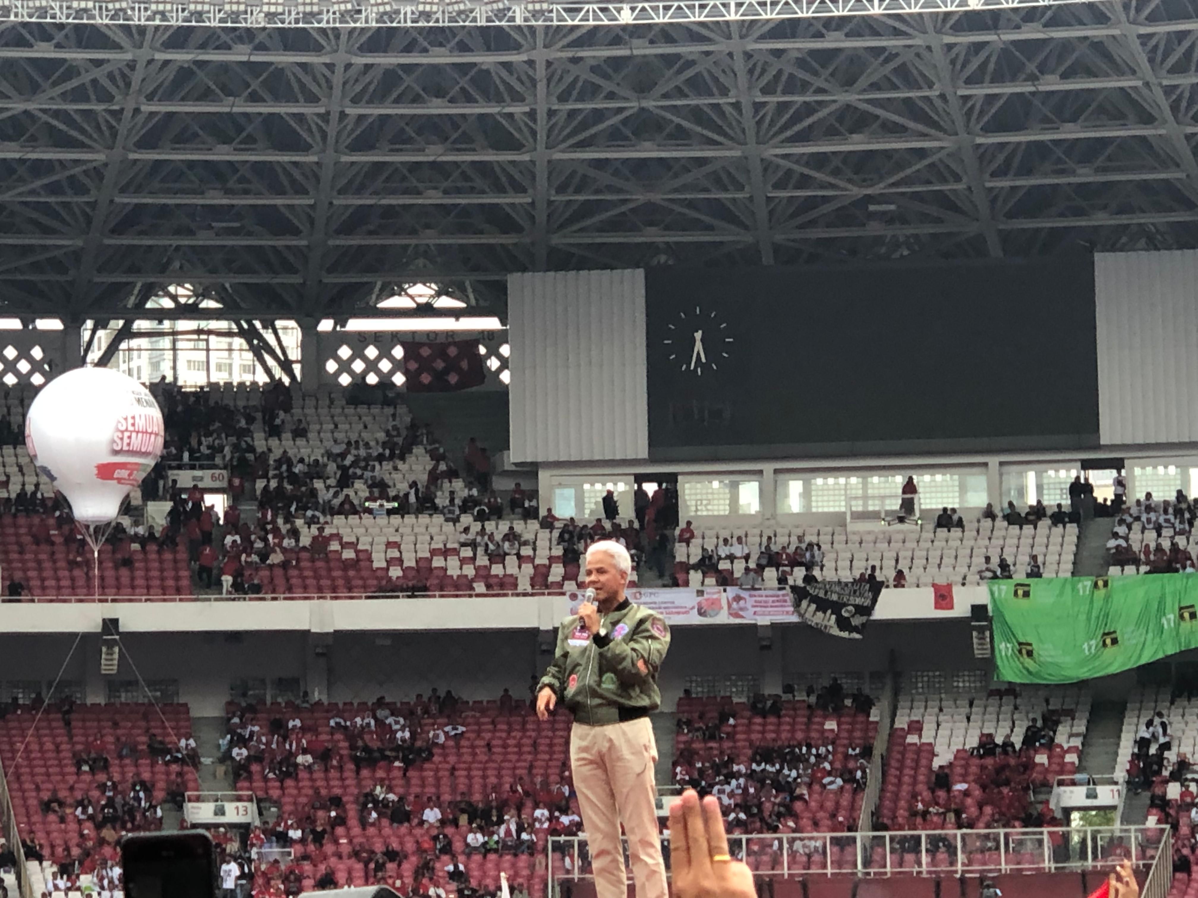 Ganjar saat Kampanye Akbar: Kita Tak Mau Rakyat Diperlakukan seperti Ayam!