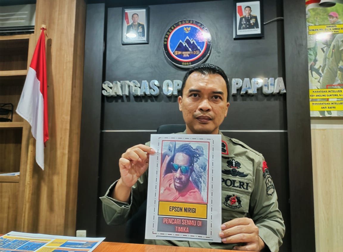 Epson Nirigi, Pemasok Senjata KKB Berhasil Ditangkap di Timika