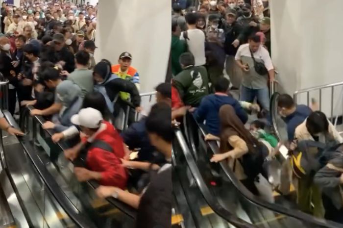 Viral Eskalator Berbalik Arah Bikin Penumpang Berjatuhan di Stasiun Manggarai, Ini Penjelasan KAI