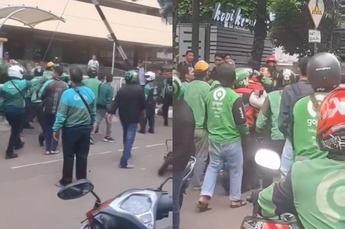 Viral Ojol Baku Hantam dengan Sekuriti di Stasiun LRT Kuningan, Sampai Luka-Luka