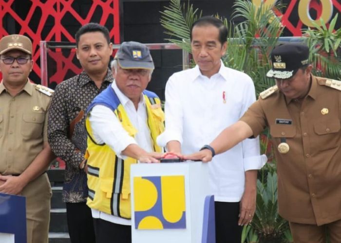Presiden Jokowi Resmikan SPAL Domestik Terpusat Losari di Makassar untuk Layani 41.000 KK
