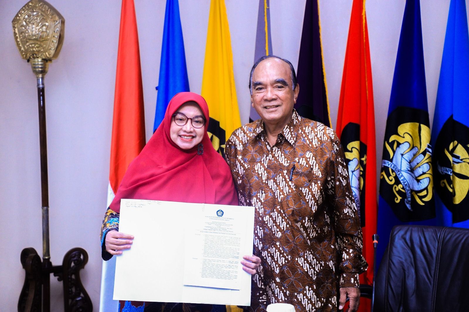 Pasca ETH Dinonaktifkan, UP Resmi Lantik Sri Widyastuti Jadi Plt Rektor