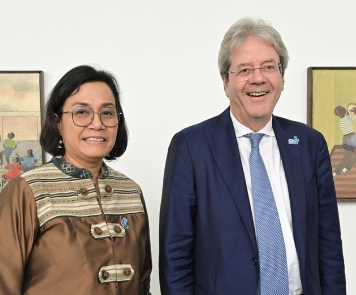Sri Mulyani Bahas Kolaborasi dan Pandemi dalam Pertemuan dengan European Commissioner for Economy