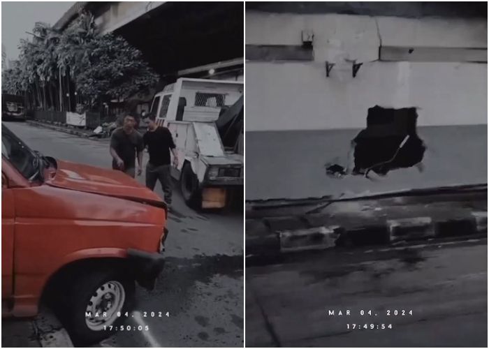 Brak! Pos Polisi di Jaksel Dihajar Angkot sampai Rusak dan Bolong, Begini Kronologinya