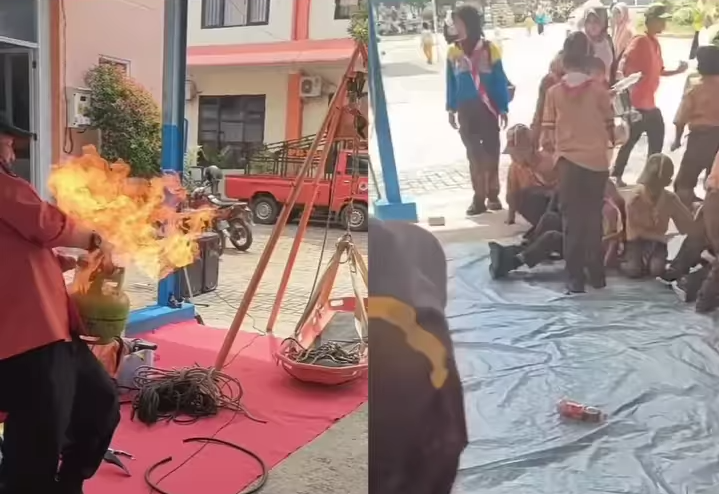 Viral! Insiden Kebocoran Tabung Gas di SDN Sugiharjo 2 Tuban: Simak Cara BPBD Mengatasinya!