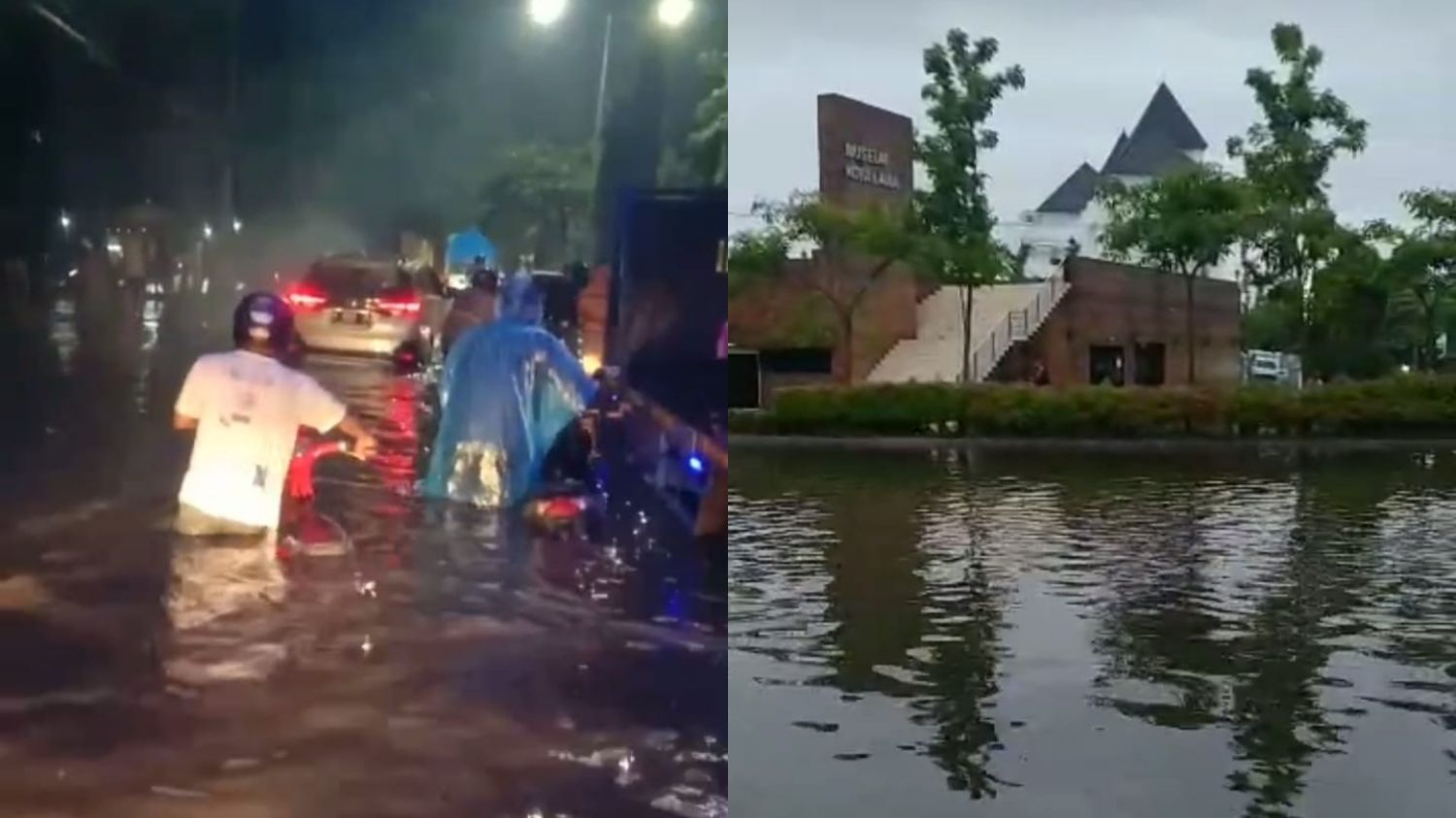 Hujan Lebat Nonstop Timbulkan Banjir di Sejumlah Titik Kota Semarang