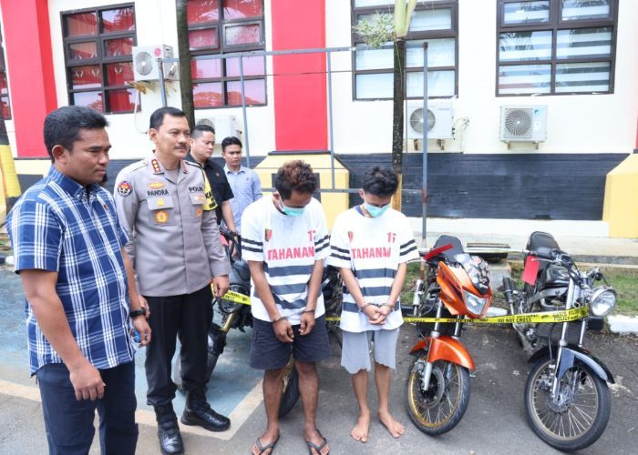 Polda Kepri Ciduk Sindikat Pencuri Motor Spesialis Kawasaki Ninja Usai Terekam CCTV