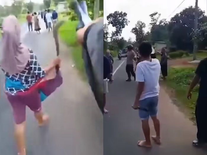 Viral Video Sekelompok Warga di Pamekasan Todong Celurit Ajak Duel Lawan