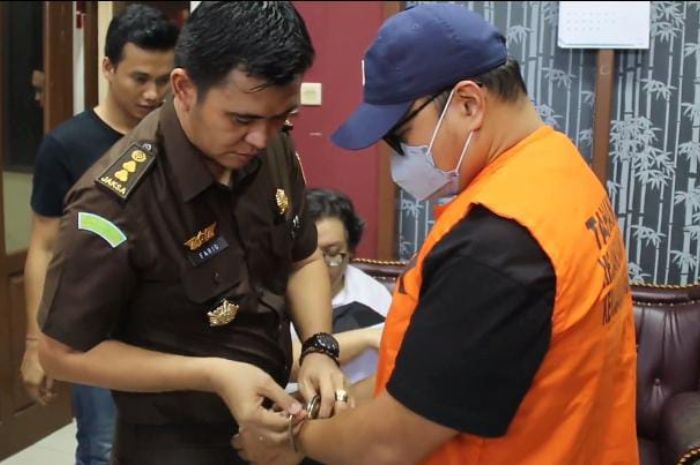 Direktur PT GFI Ditangkap Tim Penyidik Kejaksaan Tinggi Bangka Belitung di Bandara Depati Amir