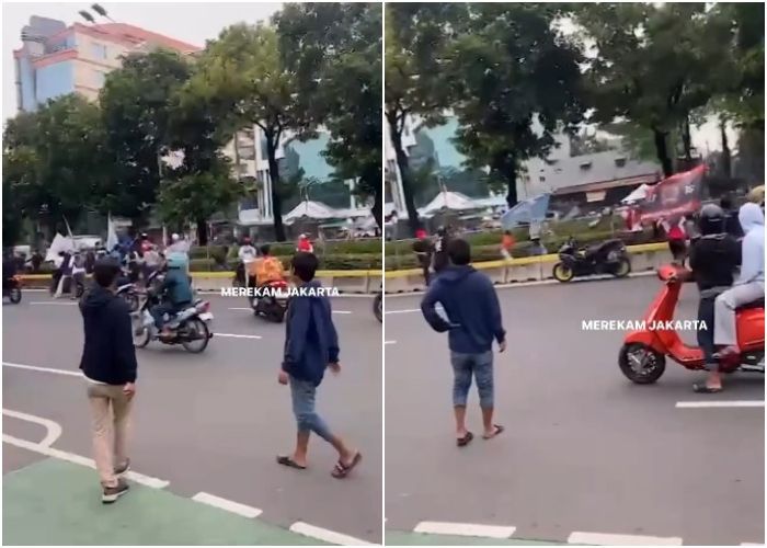 Viral Konvoi Remaja Tawuran Modus Bagikan Takjil di Jakpus, Puluhan Orang Diamankan Polisi!