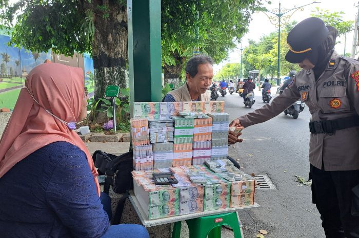 Awasi Jasa Penukaran Uang, Polresta Kota Yogyakarta Ingatkan Konsumen Waspada Uang Palsu