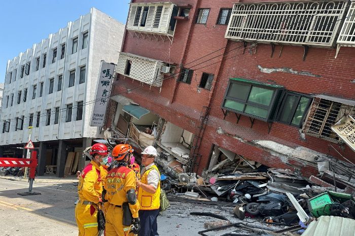 Korban Luka Akibat Gempa Taiwan Capai 1.000 Orang, Masih Banyak yang Belum Dievakuasi