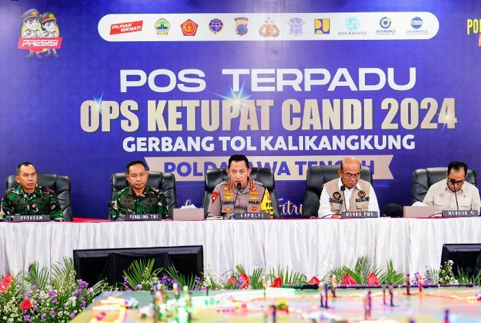Tinjau GT Kalikangkung, Kapolri Beberkan 3 Prioritas Cegah Macet saat Mudik, Apa Saja?
