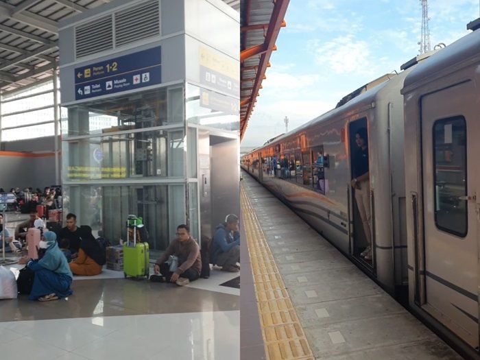 Biasanya Padat, Stasiun Bekasi Mulai Sepi H-1 Lebaran
