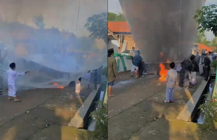 Tradisi Balon Raksasa Meriahkan Lebaran di Dusun Pangkat, Magelang