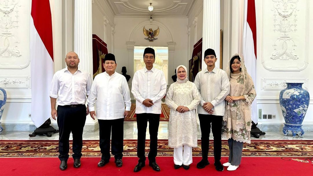 Prabowo Kembali Silaturahmi ke Presiden Jokowi dan Keluarga di Hari Kedua Idul Fitri
