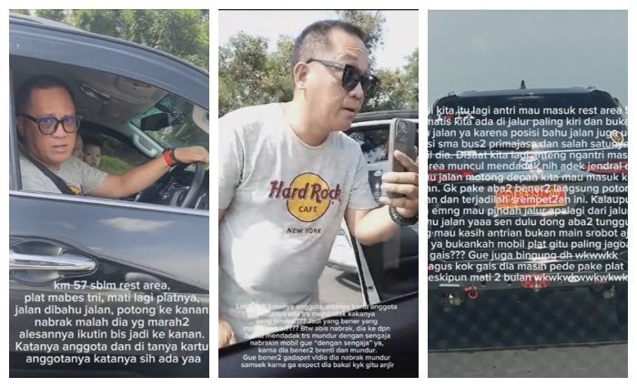 Viral Aksi Arogan Pemobil Pelat Dinas TNI di Tol Japek, Puspom TNI Turun Tangan!