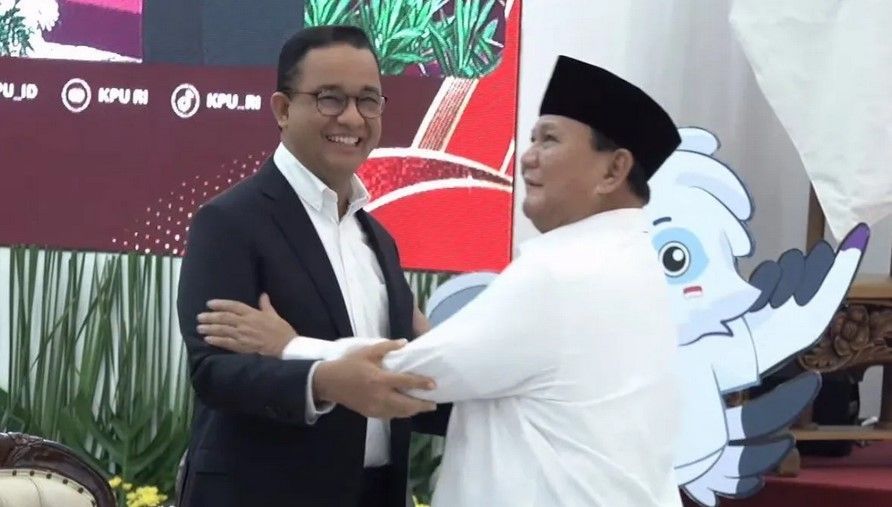 Prabowo Soroti Senyuman Berat Anies dan Cak Imin: Saya Pernah di Posisi Anda