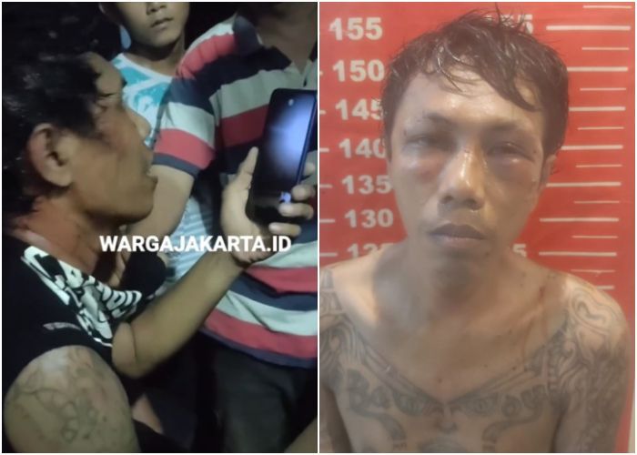 Viral Pelaku Curanmor Bertato Ditangkap Warga di Koja, Langsung Video Call Ibu dengan Wajah Pucat