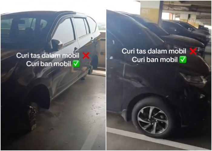 Viral Pencurian 3 Ban Mobil yang Terparkir di Mal Jakpus, Polisi Turun Tangan!