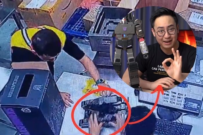Rekaman CCTV Petugas DHL Bongkar Paket Megatron Milik YouTuber Medy Renaldy, Koin Hilang dan Boks Rusak Masih Misterius