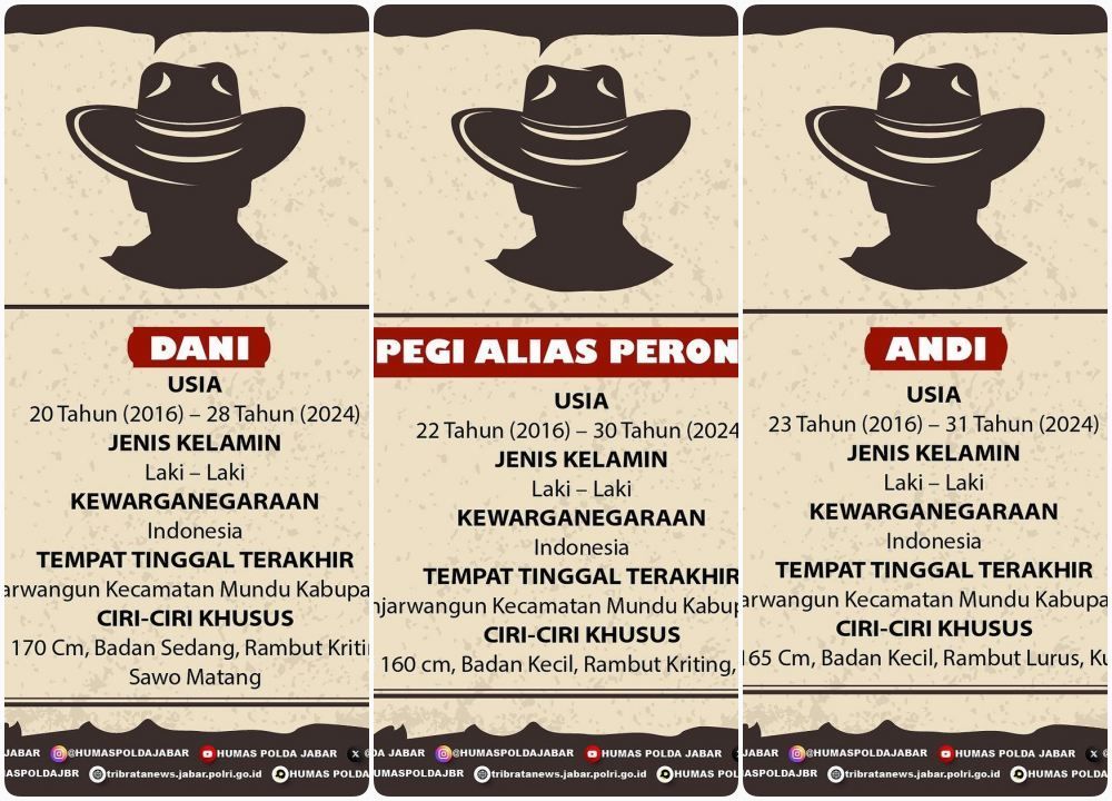 Terkuak 8 Pembunuh Vina Cirebon Cabut Keterangan Soal 3 Rekan yang Jadi Buron, Sebut Tak Ada Pelaku Lain