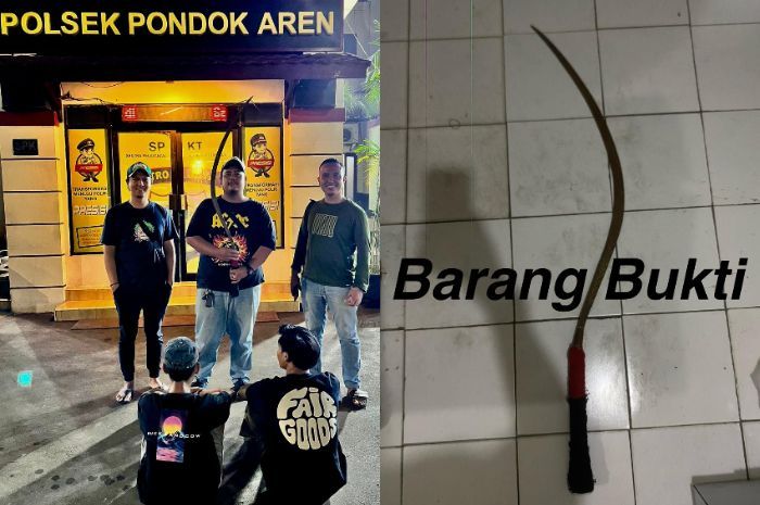 Pelajar di Pondok Aren Dibacok saat Terlibat Tawuran, Pelaku Ditangkap Polisi