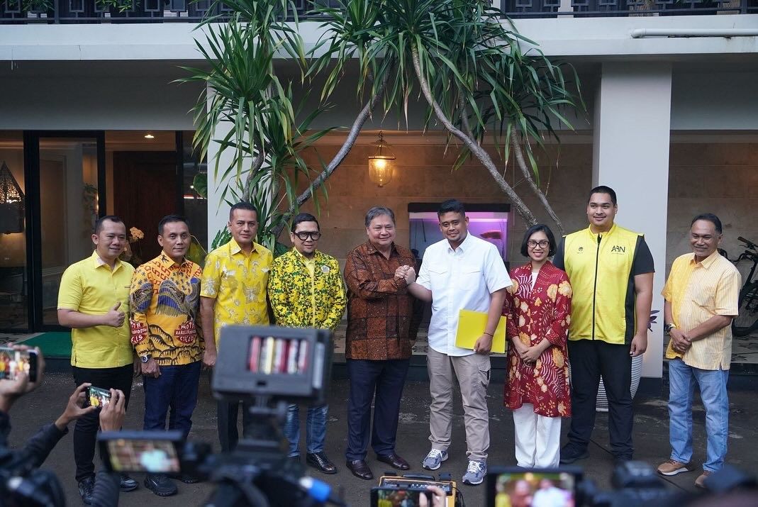 Bobby Nasution Resmi Diusung Partai Golkar Maju Pilkada Sumut 2024