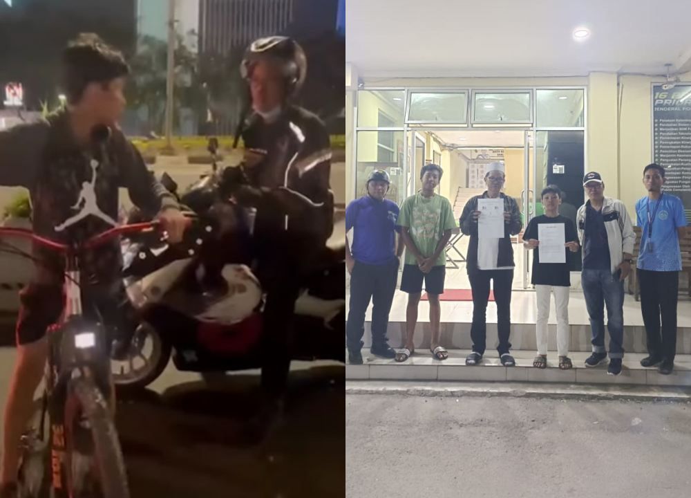 Konflik Pemotor Vs Bocah Pesepeda yang Viral di Medsos Berujung Damai, Ini Penjelasan Polisi