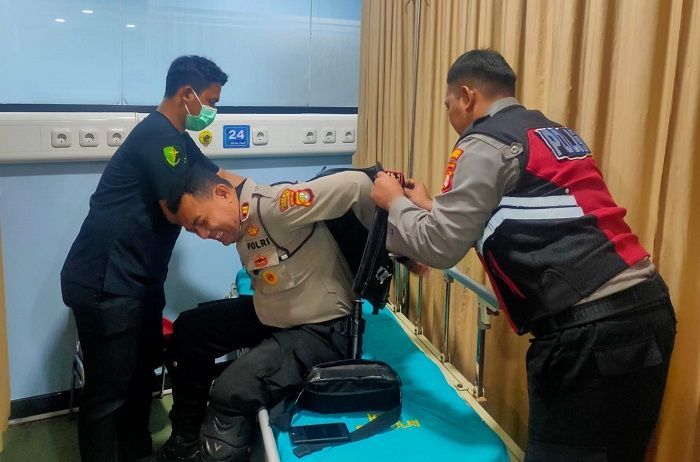Bubarkan Tawuran, Polisi Dibacok di Duren Sawit