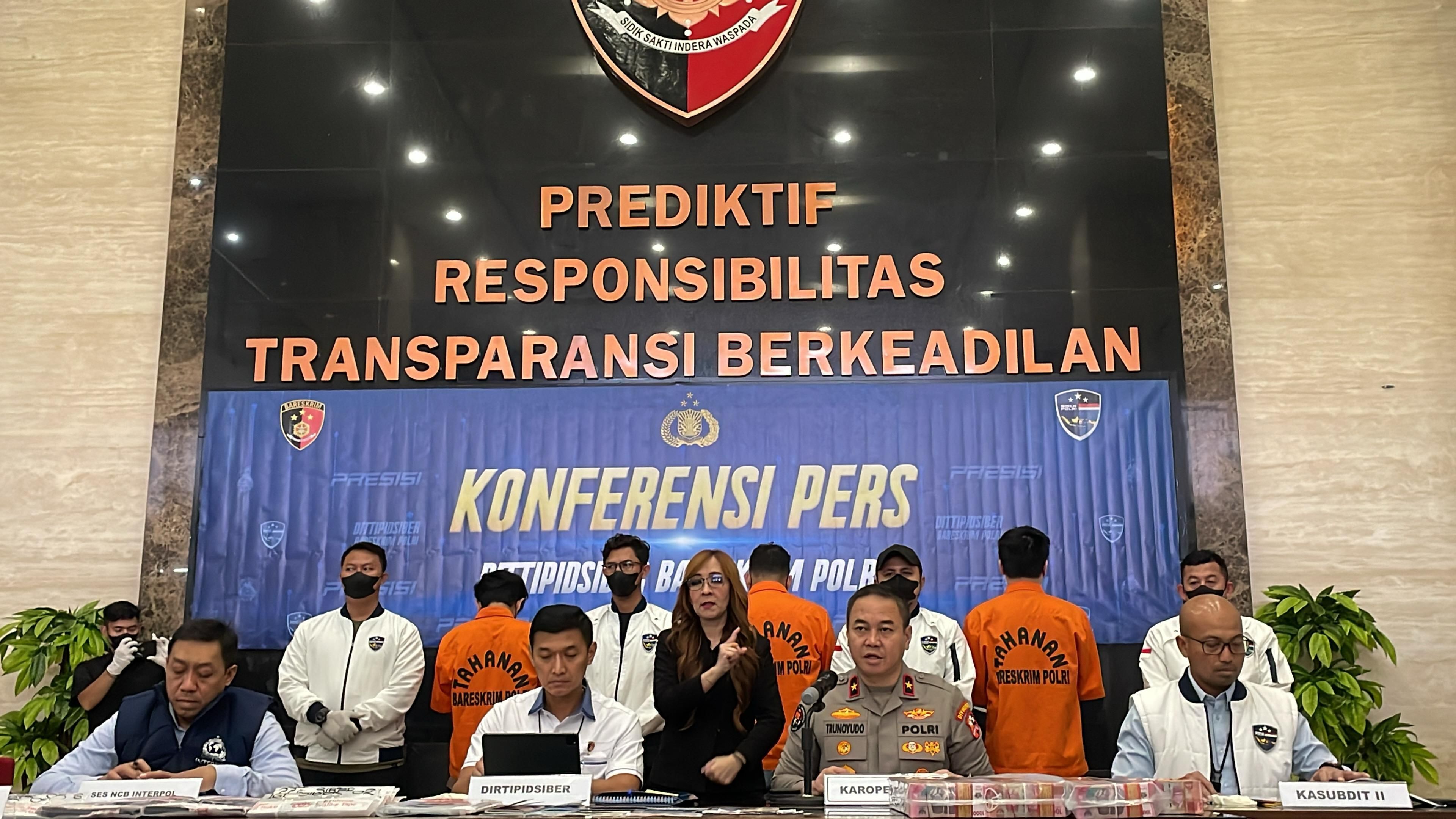 Bareskrim Bongkar Sindikat Penipuan Loker dan TPPO, Sejumlah Negara Jadi Korban