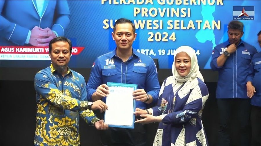 Pilgub Sulsel 2024: Partai Demokrat Resmi Usung ASS-Fatmawati Rusdi!