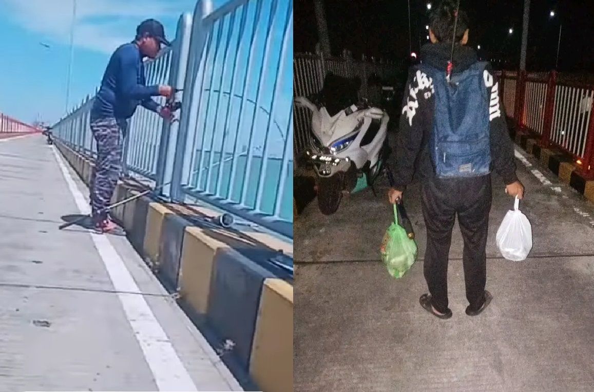 Banyak Parkir Liar di Jembatan Suramadu karena Mancing, Polres Bangkalan Amankan Puluhan Kendaraan Pemancing