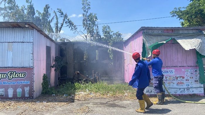 Lagi! Kebakaran Lahan Dekat Area SPBU Soreang Parepare Bikin Warga Panik Lokasi