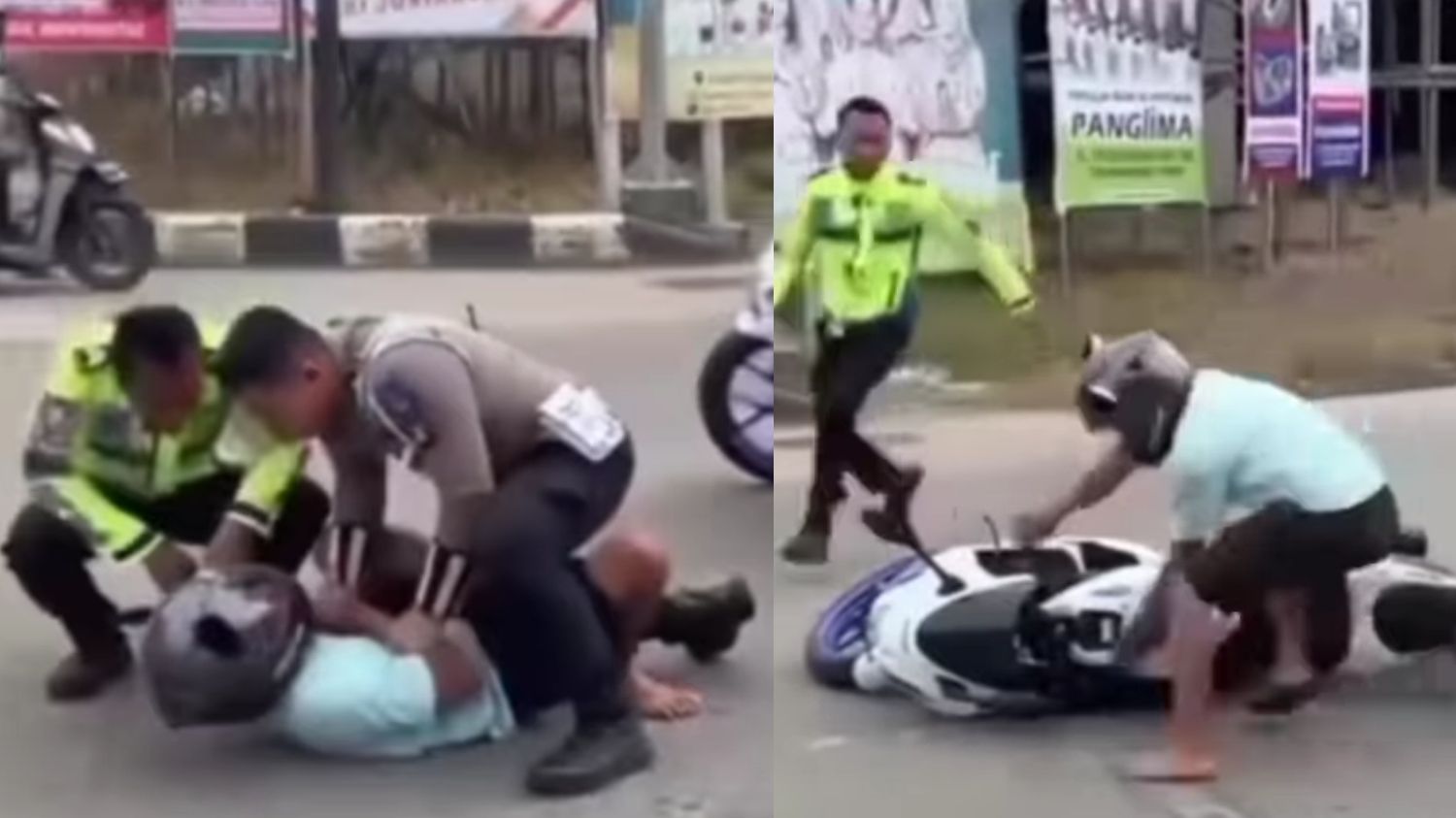 Begini Kronologi Pemotor Terobos-Tabrak Polisi saat Operasi Patuh di Berau Kaltim